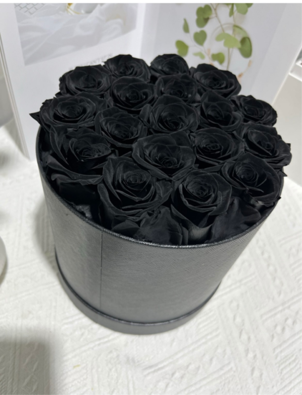 Black rose heads